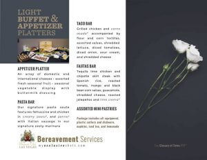Exclusive Chefs Menu Bereavement page 3