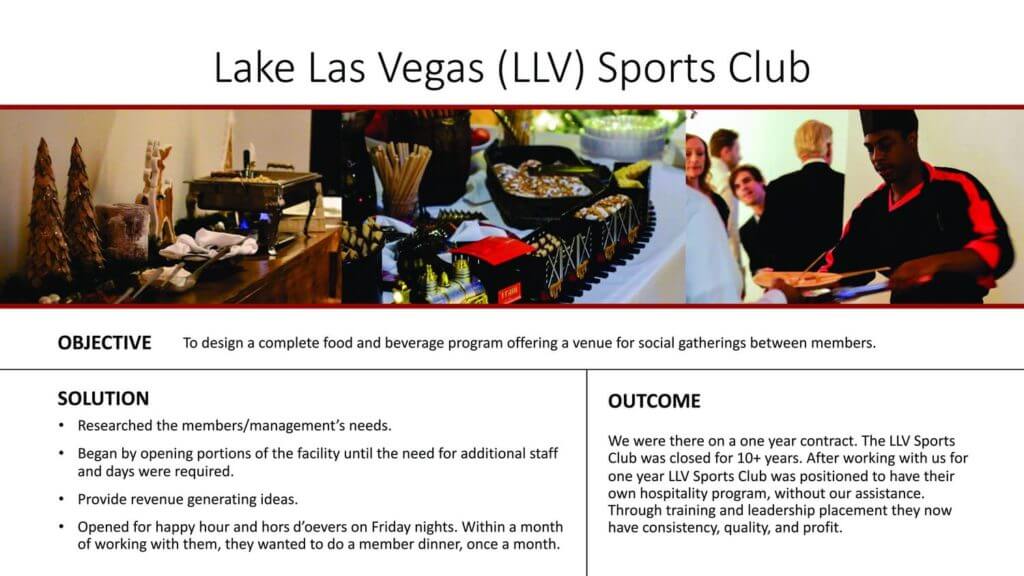 Exclusive Chefs Sun City Anthem Proposal page 16